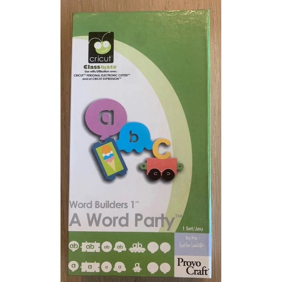 A WORD PARTY Cricut Retired 2011 - Picture 1 of 3